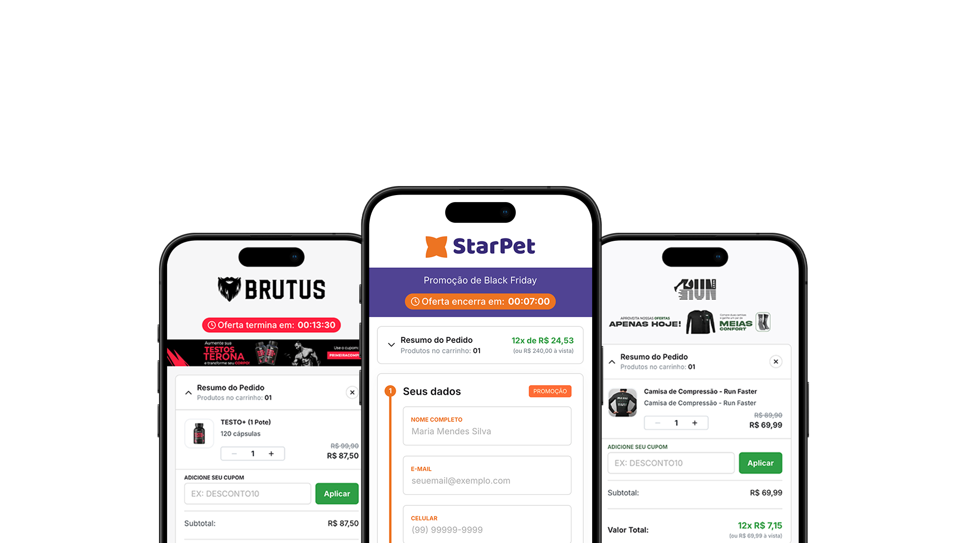 Imagem mostrando o checkout 3.1 da Yever